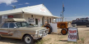Betoota Pub, in the outback Australian ghost town of Betoota.